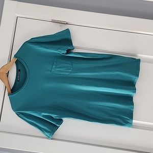 Groceries Apparel 100% organic cotton oversized teal green tshirt!